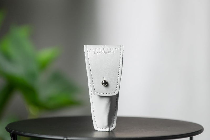 Artone Trumpet MOUTHPIECE POUCH. Single holder for trumpet mouthpieces, crafted from Faux leather case. Protective mouthpiece bag Secure storage. Gift for trumpeter. Trumpet accessories (Gray, Pouch Single) - Image 4